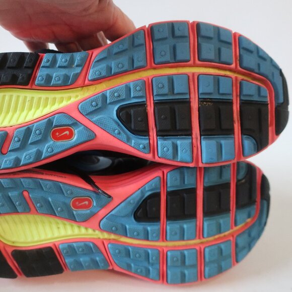 Womens Nike Lunarglide 3 Anthracite Black Pink Blue Trainer Running Sneakers 8 - Picture 12 of 16